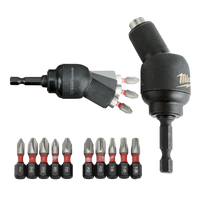 Nasadka udarowa kątowa 0 - 30° adapter zestaw bitów PH PZ TORX MILWAUKEE