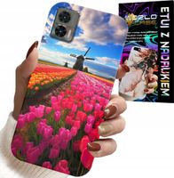 ETUI DO MOTOROLA EDGE 30 NEO - POLE KOLOROWYCH TULIPANÓW, TULIPAN, CASE