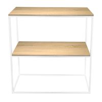 Konsola toaletka regał dwupoziomowa loft Weldon 1