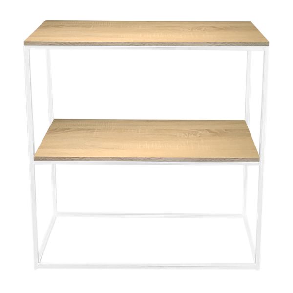 Konsola toaletka regał dwupoziomowa loft Weldon 1 zdjęcie 1