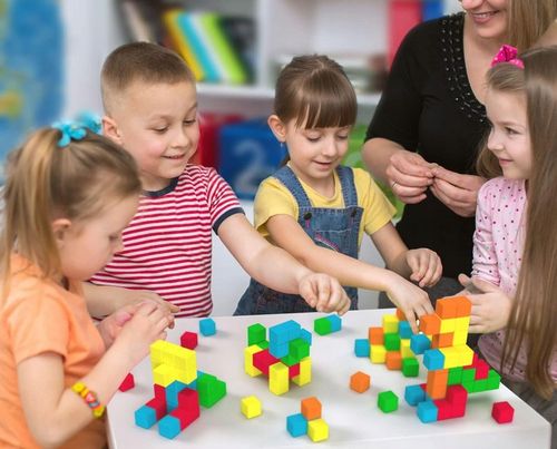 Klocki Konstrukcyjne Magnetyczne Edukacyjne Duże Zestaw Klocków Dla Dzieci na Arena.pl