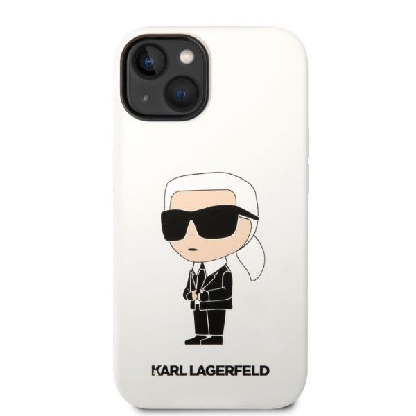 Etui Karl Lagerfeld do iPhone 15 Plus, iPhone 14 Plus, Biały zdjęcie 3