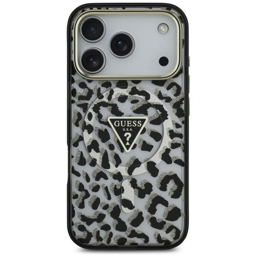 etui guess leopard glitter magsafe do    iphone 17 pro czarny na Arena.pl