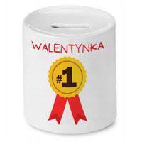 Skarbonka Prezent Walentynki Walentynka Numer 1 Z Nadrukiem Ze Zdjęciem