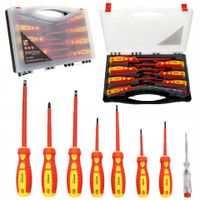 Zestaw śrubokrętów elektrycznych 8 elementów kraft&dele KD10906