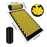 Mata do Akupresury Zdrowotna z Kolcami Pobudzająca Masaż Poduszka Zestaw