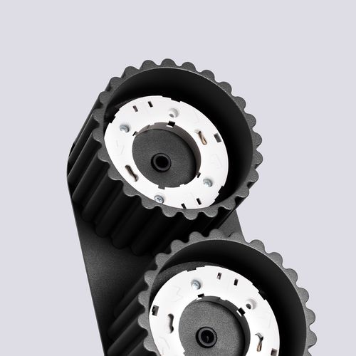 Plafon AURA 2 czarny Gx53 na Arena.pl