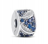 2 x Charms Klips Charms Separator Piórko Pave Charmsy Trusky
