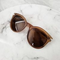 okulary przeciwsłoneczne plastik mocca ok205br