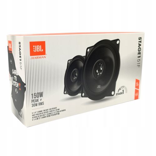 Głośniki samochodowe dwudrożne JBL STAGE1 51F 13 cm 130 mm 150W na Arena.pl
