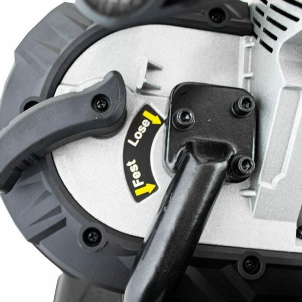 17470  PIŁA TAŚMOWA ELEKTRYCZNA 1100W DO METALU ZE STOŁEM ROBOCZY zdjęcie 7