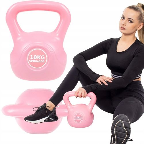 KETTLEBELL odważnik 10 KG kula KETTLE HANTLA hantel FITNESS ABS DO ĆWICZEŃ na Arena.pl