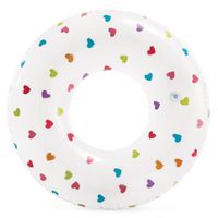 Koło dmuchane do pływania o średnicy 81 cm INTEX 59259 serca