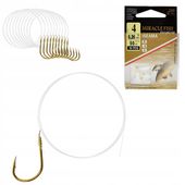 Haczyki WIĄZANE ISEAMA Przypony GOTOWE 10 SZT r 4