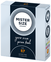 condoms 57 mm 3 pieces mister.size