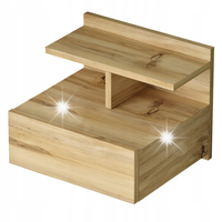 Wisząca szafka nocna LUVIO 2 kolor dąb stolik nocny szuflada LOFT 40 cm