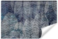 Fototapeta Do Salonu Sypialni LIŚCIE Abstrakcja Styl Vintage 300cm x 210cm