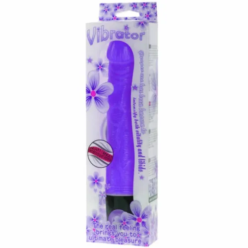 baile vibrator wielobiegowy 21,5 cm fioletowy tpr teksturowany na Arena.pl