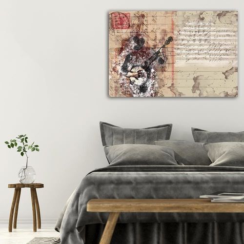 Deco Panel, Abstrakcyjny muzyk 60x40 na Arena.pl