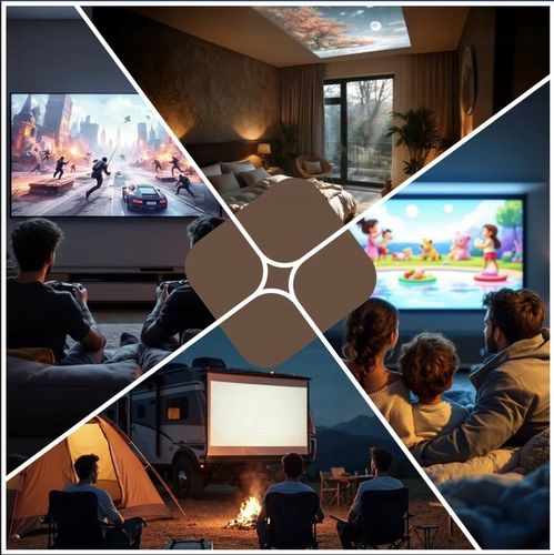 PROJEKTOR SMART MAGCUBIC L018 4K 1080p ANDROID LED TV WiFi GŁOŚNIK BT na Arena.pl