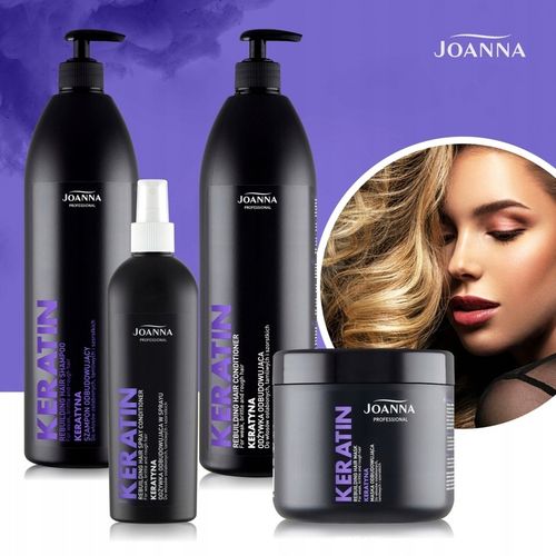 JOANNA Professional Keratin szampon do włosów odbudowujący z keratyną na Arena.pl