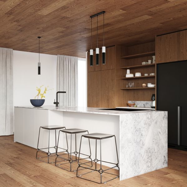 Lampa wisząca BORGIO 2 czarny zdjęcie 7