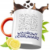 Kubek Pomarańczowy Dla Ochroniarza Prezent Z Nadrukiem Ze Zdjęciem