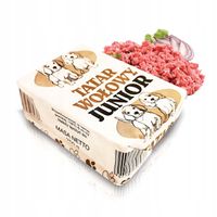 TATAR DLA JUNIORA ŚWIEŻE MIĘSO SUROWE MROŻONE KARMA BARF100% WOŁOWY- 10KG