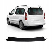 CHROM CITROEN BERLINGO 2009+ Listwa Nakładka na Zderzak Tylni Czarna ABS