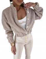 Bomberka BYMe oversize BEŻ beżowa M PIĘKNA!1