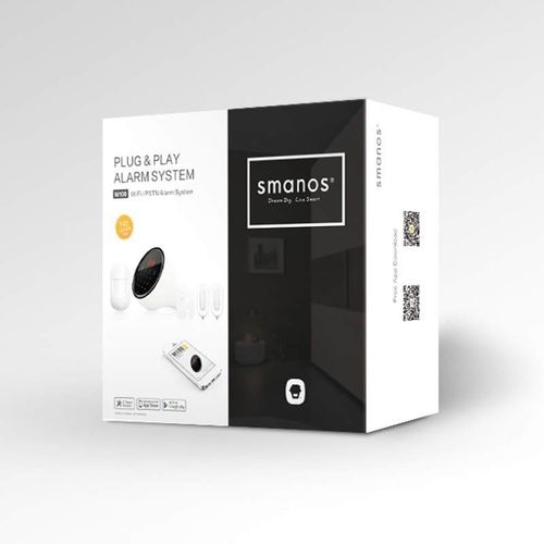 Smanos W100 - System alarmowy WiFi / PSTN (iOS & Android) na Arena.pl