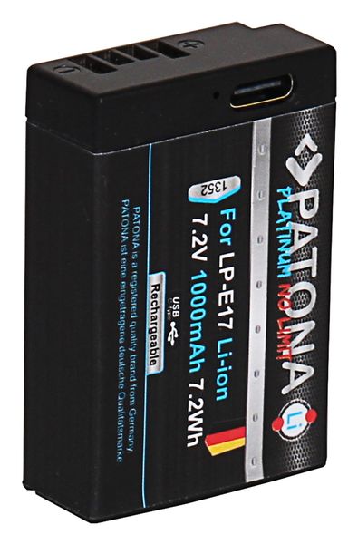 Patona Platinum akumulator Canon LP-E17 z USB-C zdjęcie 4