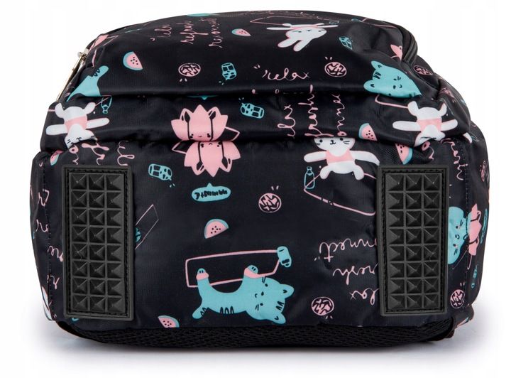 Plecak TORNISTER szkolny dziecięcy pojemny wzory czarny Klasy 1-3 Odblaski zdjęcie 5