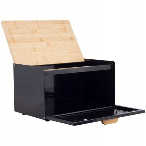 Chlebak w zestawie z 3 pojemnikami Czarny BB-1627 na Arena.pl