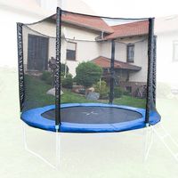 12571 Siatka ochronna do trampoliny 460cm 12 słupków wytrzymała