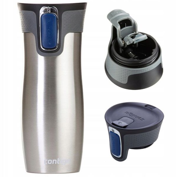 Kubek termiczny Contigo West Loop 2.0 470ml - Stalowy zdjęcie 6