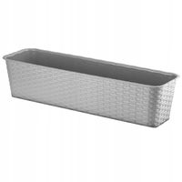 KADAX Skrzynka Balkonowa 60cm Doniczka Szara