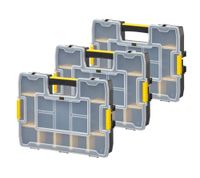 STANLEY 1-97-487 3x Organizer SORTMASTER JUNIOR z 14 przegródkami