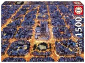 Puzzle 1500 elementów. Barcelona, Hiszpania