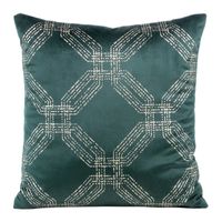 POSZEWKA WELUR VELVET SYMETRYCZNA 45X45 MIĘTOWA