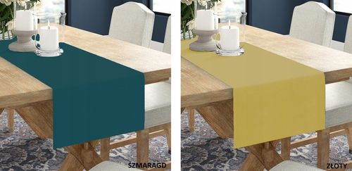 BIEŻNIK OBRUS GŁADKI MATOWY 40x220 KOLORY na Arena.pl