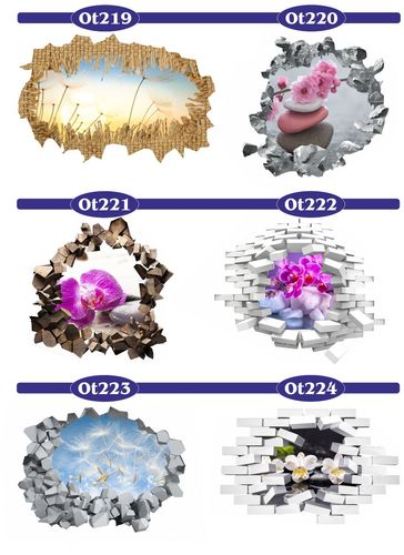 Naklejka samoprzylepna 3D drzewa tunel przyroda na Arena.pl