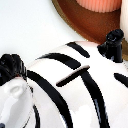 Skarbonka ceramiczna zebra na Arena.pl
