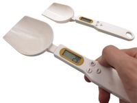 MIARKA ŁYŻKA ELEKTRONICZNA WAGA LCD CYFROWA PRECYZYJNA BIAŁA DIETA