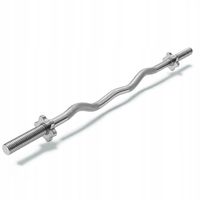 Gryf lekko łamany sztanga 120cm 28mm stalowy