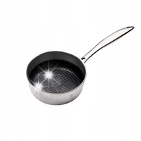 RONDEL 16cm GARNEK STALOWY NIERDZEWNY NIEPRZEWIERAJĄCY INDUKCJA GAZ