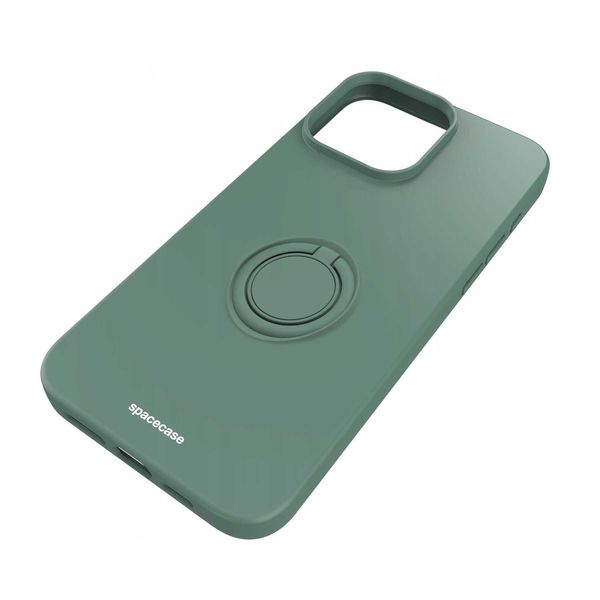 Spacecase Silicone Ring Iphone 15 Pro Max Dark Green zdjęcie 4