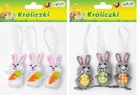króliczki  z zawieszką 7cm wpk-8988