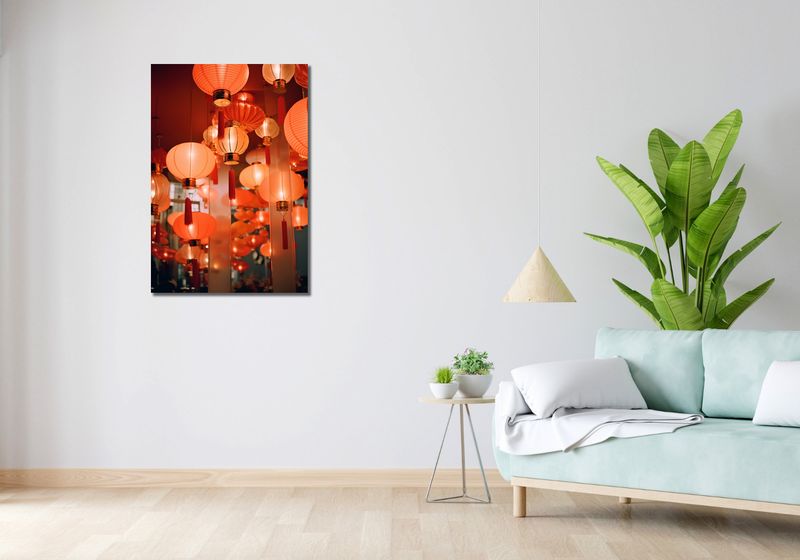 Obraz 60x90cm Festiwal Latarni zdjęcie 2