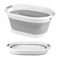 MISKA SKŁADANA SILIKONOWA KOSZ NA PRANIE UNIWERSALNA TURYSTYCZNA 25L